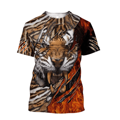 Tiger Warrior Art All Over Printed Unisex Shirt Q051211