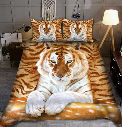 Cool Golden Tiger All Over Printed Bedding Set