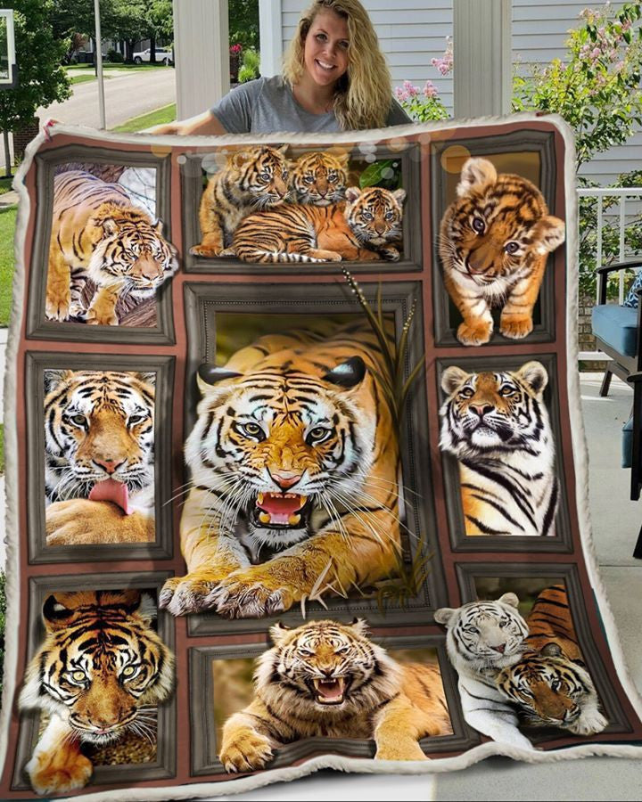 Tiger V2 3D Fleece Blanket