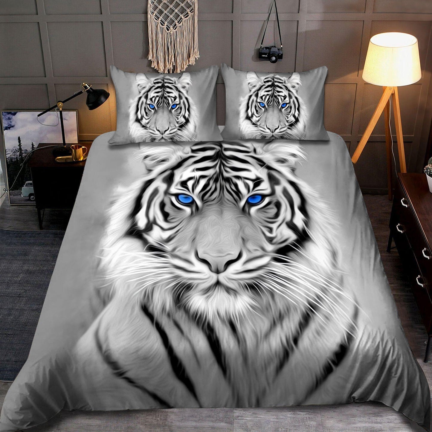 White Tiger Bedding Set DQB08172003
