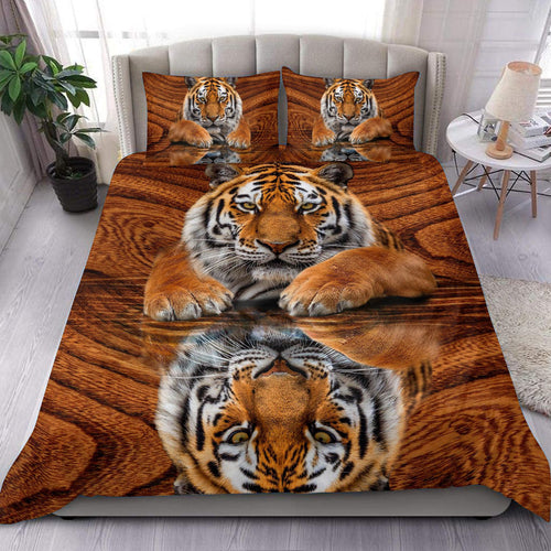 Cool Tiger Mirror All Over Printed Bedding Set