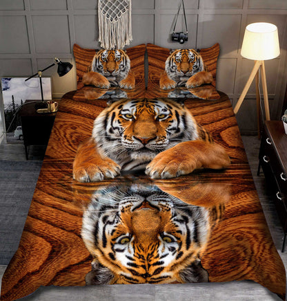 Cool Tiger Mirror All Over Printed Bedding Set