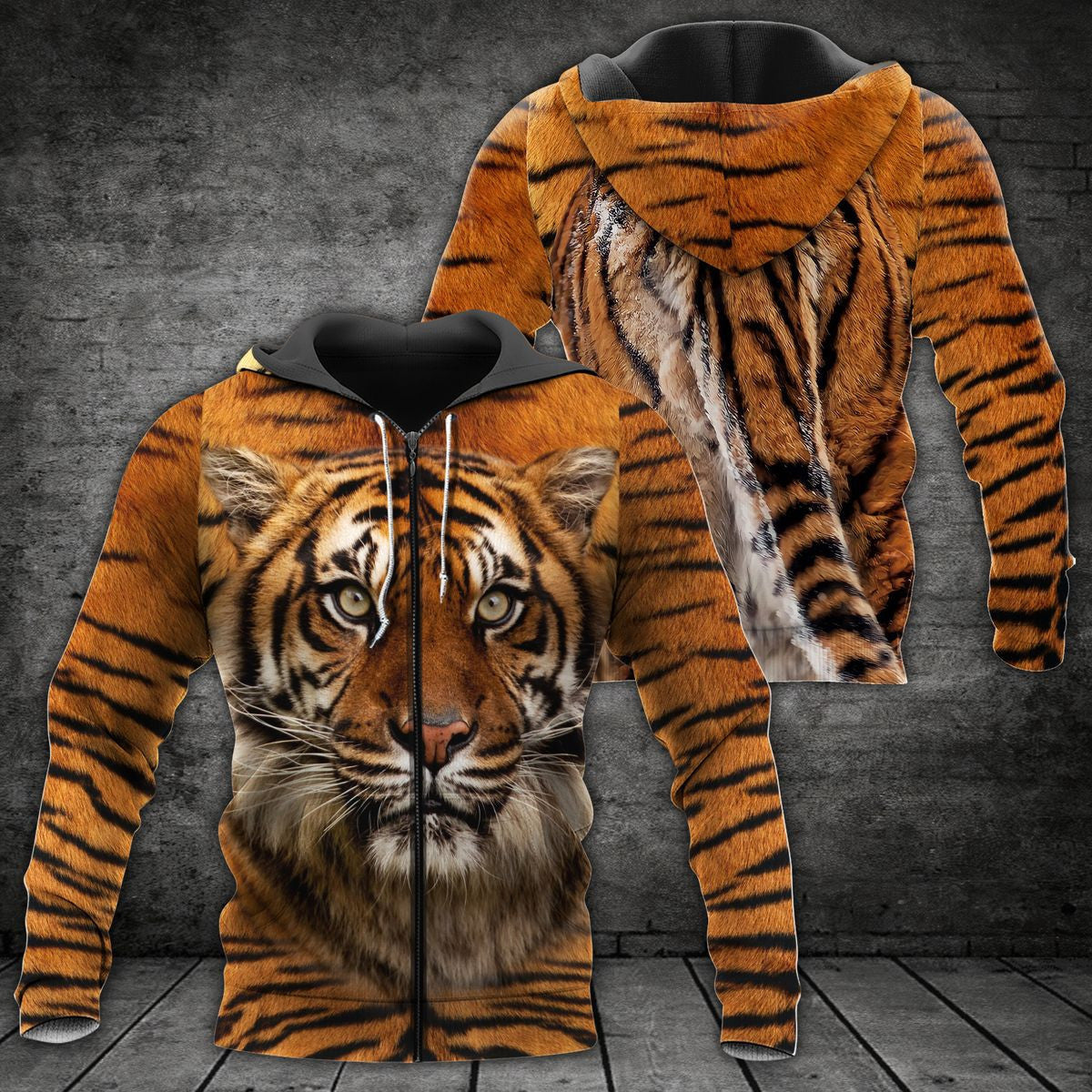 Tiger 3D Q2 All Over Printed Unisex Shirt