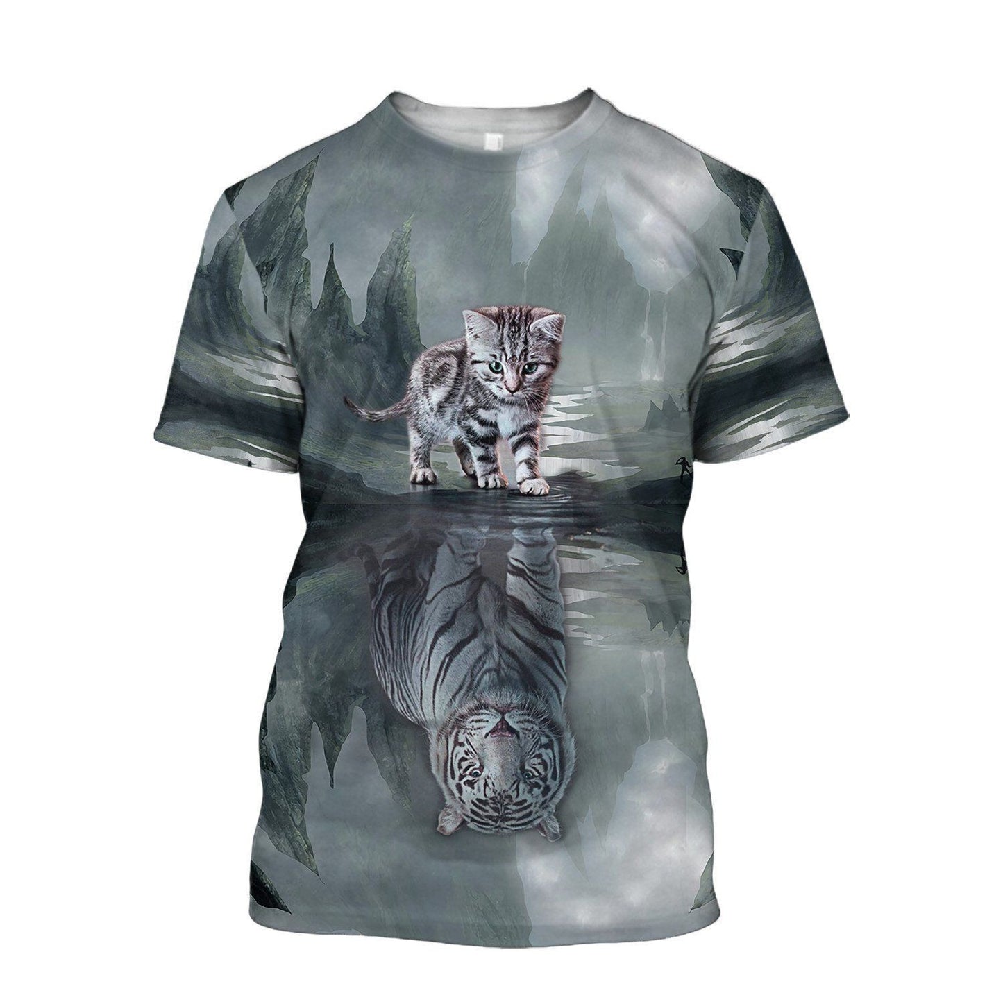 Tiger Cat All Over Printed Unisex Shirt