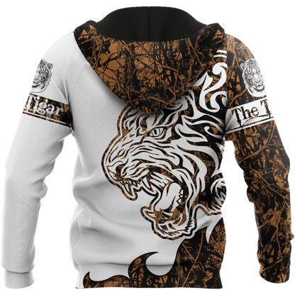 Brown Camo The Tiger All Over Printed Unisex Shirt
