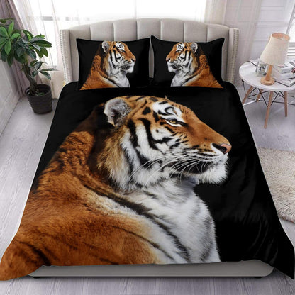 Cool Tiger Portrait All Over Printed Bedding Set