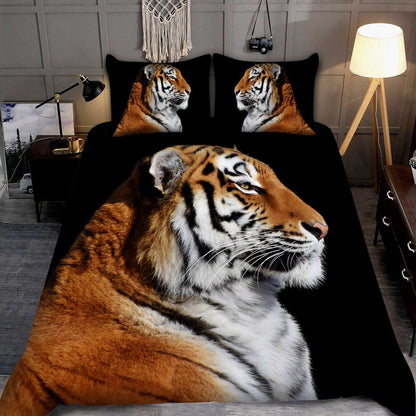 Cool Tiger Portrait All Over Printed Bedding Set
