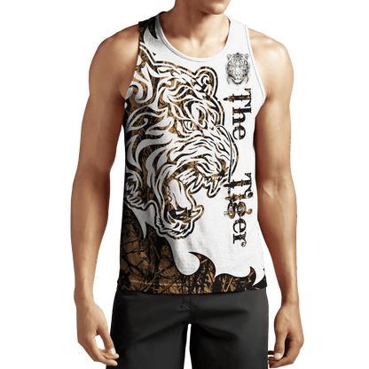 Brown Camo The Tiger All Over Printed Unisex Shirt