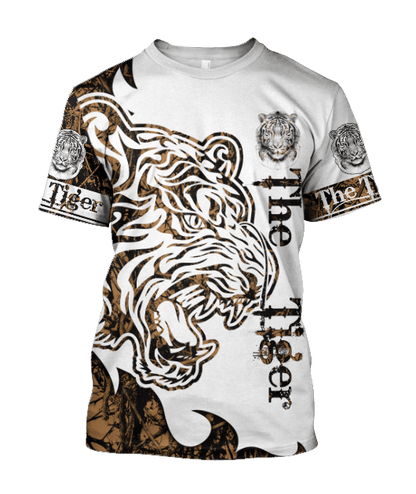 Brown Camo The Tiger All Over Printed Unisex Shirt