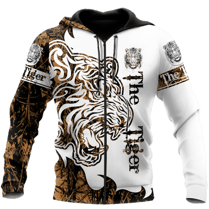 Brown Camo The Tiger All Over Printed Unisex Shirt