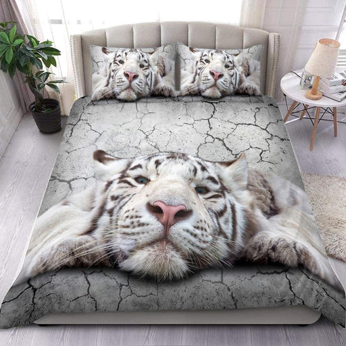 White Tiger Love Q2 All Over Printed Bedding Set