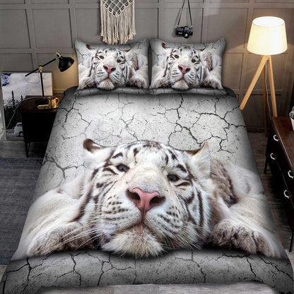 White Tiger Love Q2 All Over Printed Bedding Set