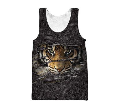 Powerful Tiger Eyes All Over Printed Unisex Shirt