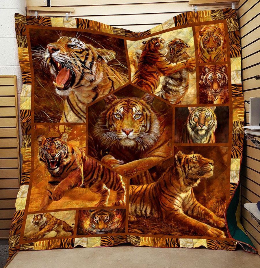 Tiger Quilt Blanket