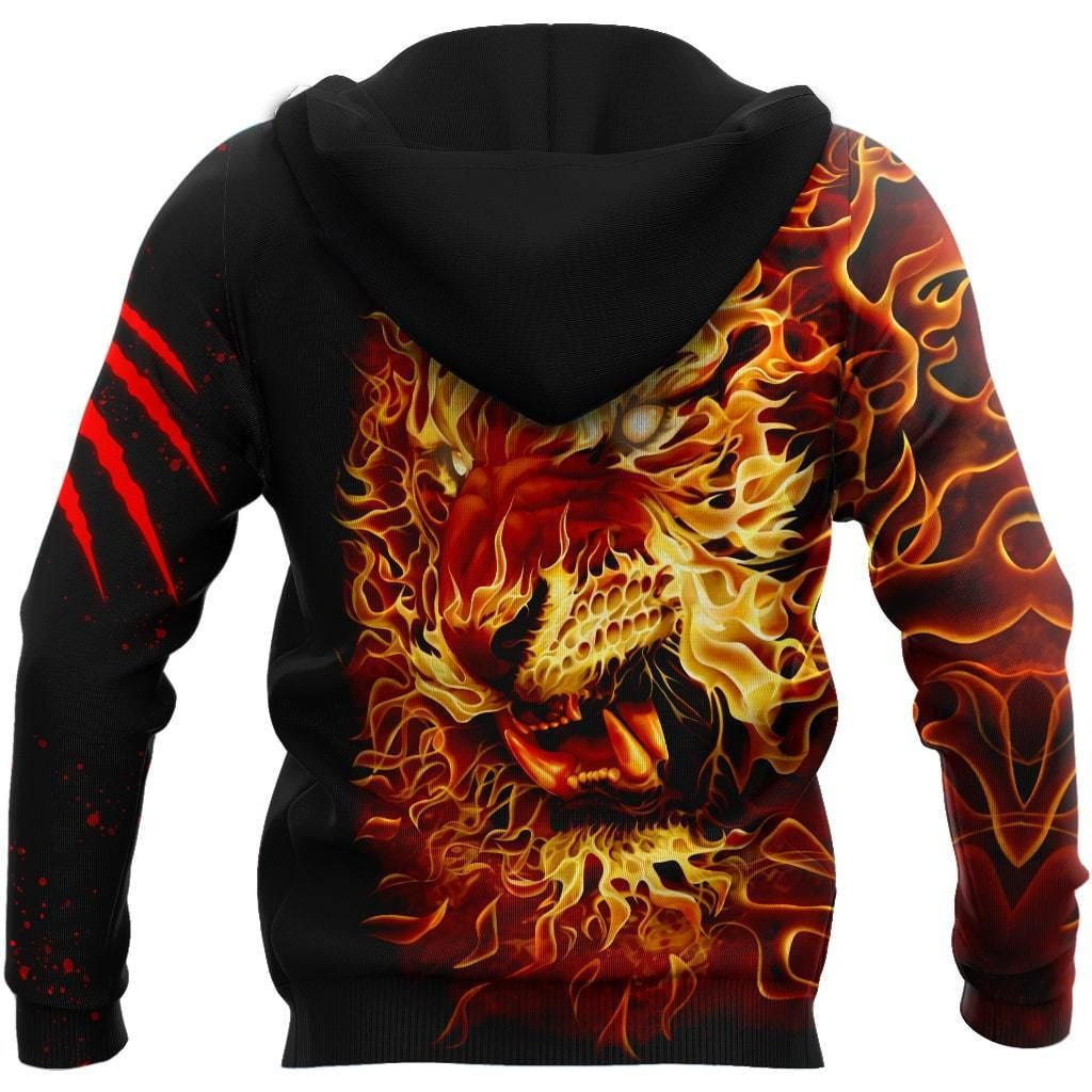 Fire Tiger  All Over Printed Unisex Shirt