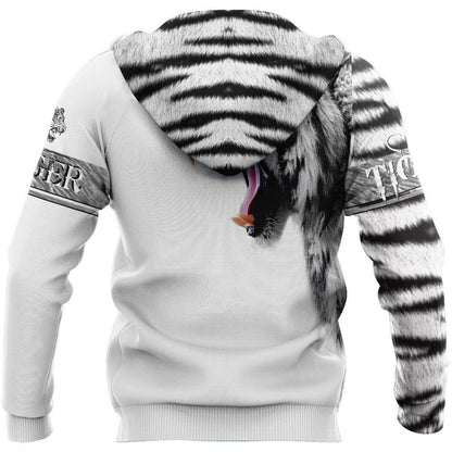 White Tiger Skin All Over Printed Unisex Shirt