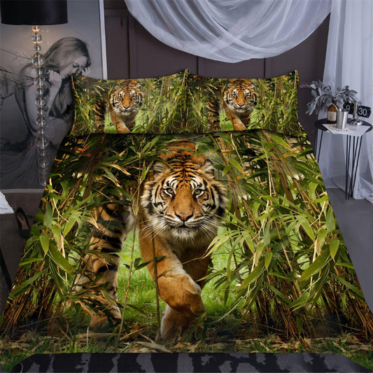 Tiger Forest All Over Printed Bedding Set