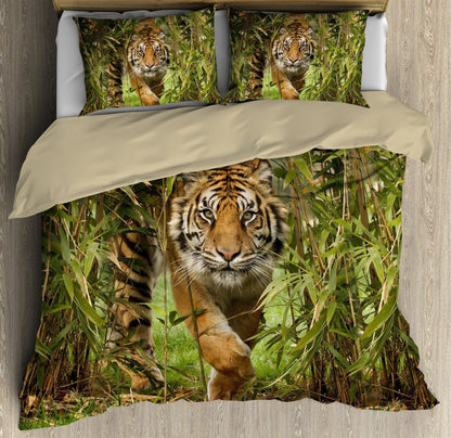 Tiger Forest All Over Printed Bedding Set