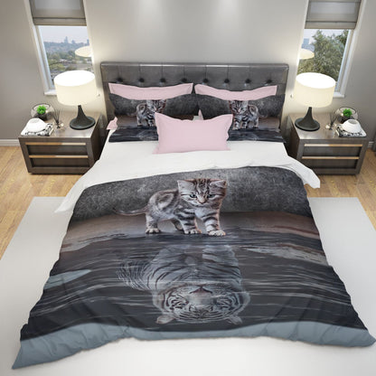 Maine Coon Mirror Tiger All Over Printed Bedding Set