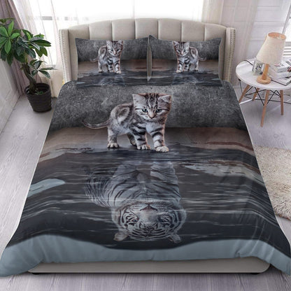 Maine Coon Mirror Tiger All Over Printed Bedding Set