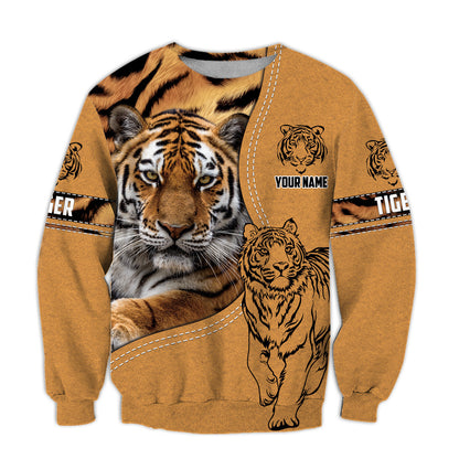 Personalized Name Tiger 3 All Over Printed Unisex Shirt