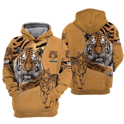 Personalized Name Tiger 3 All Over Printed Unisex Shirt