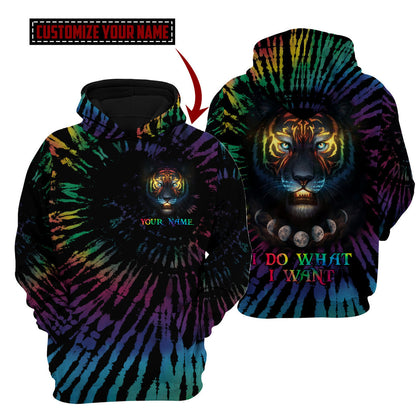 Personalized Name Tiger I Do What I Want All Over Printed Unisex Shirt