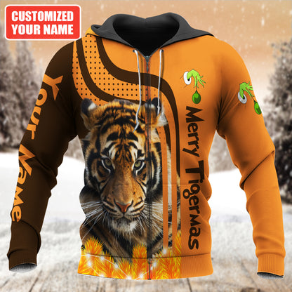 Merry Tigermas Leggings and Hoodie Set