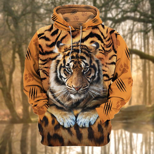 Cool Tiger Pattern All Over Printed Unisex Shirt Q091202