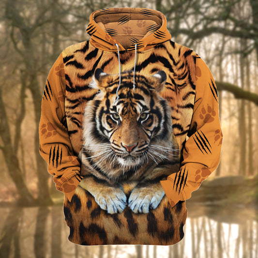 Cool Tiger Pattern All Over Printed Unisex Shirt Q091202