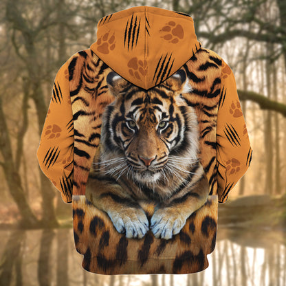 Cool Tiger Pattern All Over Printed Unisex Shirt Q091202