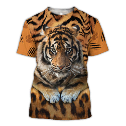 Cool Tiger Pattern All Over Printed Unisex Shirt Q091202