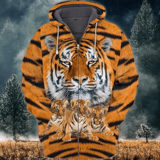 Tiger Family Q2 All Over Printed Unisex Shirt