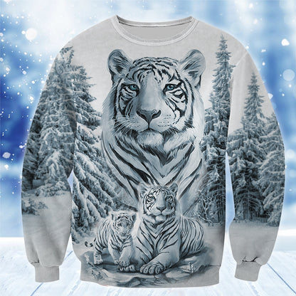 Tiger Winter Art All Over Printed Unisex Shirt - Hoodie P161203