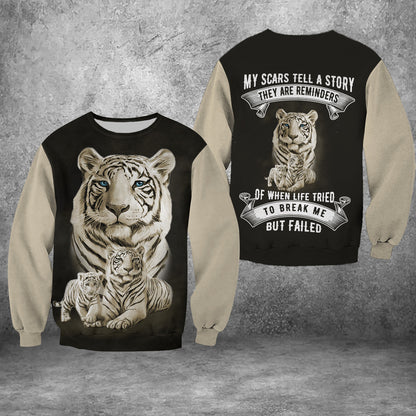 Tiger Scar All Over Printed Unisex Shirt - Hoodie