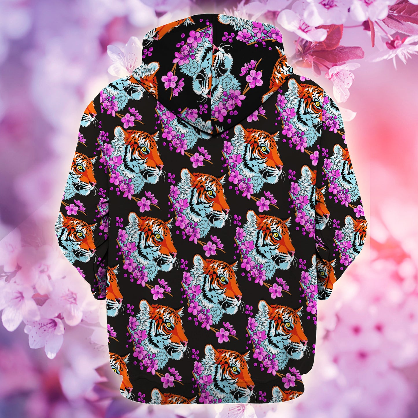 Tiger Sakura All Over Printed Unisex Shirt