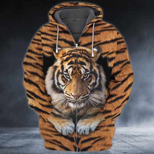 Cool Tiger 3D All Over Printed Unisex Shirt