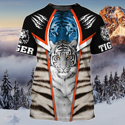 White Tiger Shade All Over Printed Unisex Shirt