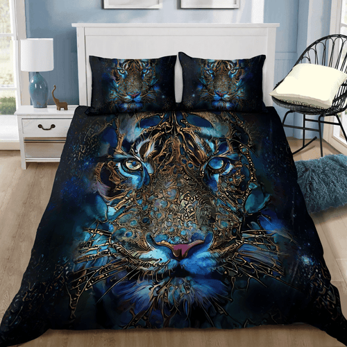 Tiger Face Art Q2 All Over Printed Bedding Set