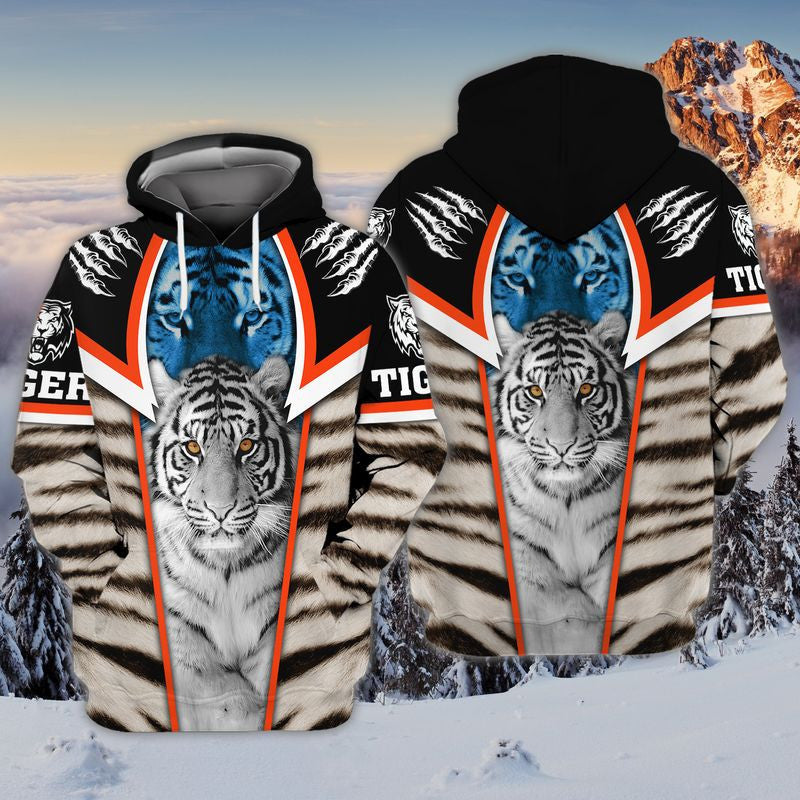 White Tiger Shade All Over Printed Unisex Shirt