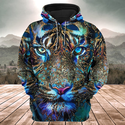 Tiger Face Art Q2 All Over Printed Unisex Shirt