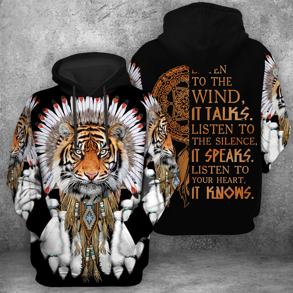 Tiger Native American All Over Printed Unisex Shirt Q120108
