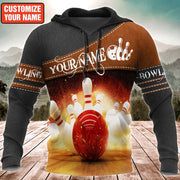 Personalized Name Bowling All Over Printed Unisex Shirt