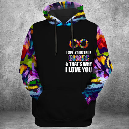 Tiger Autism 3D All Over Printed Unisex Shirt