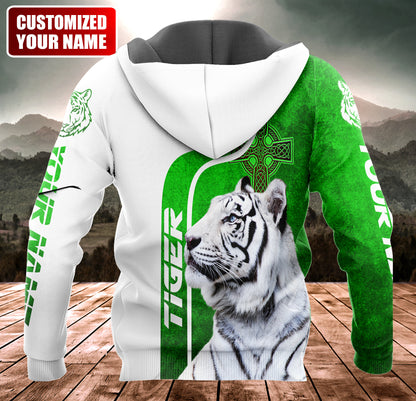 Personalized Name Tiger Celtic All Over Printed Unisex Shirt