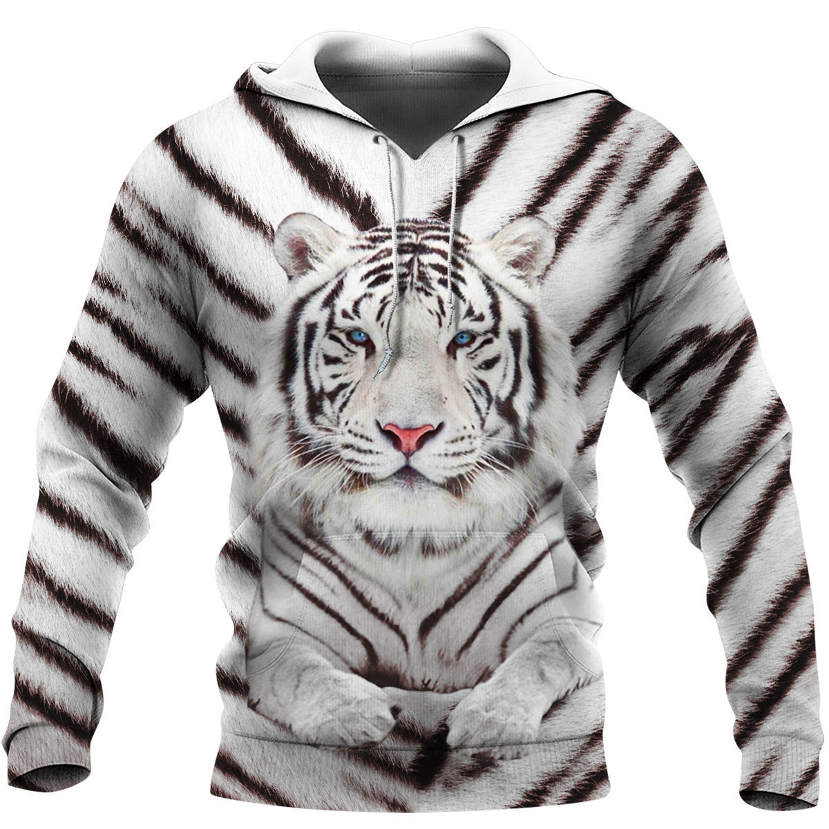 White Tiger 3D All Over Printed Unisex Shirt