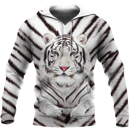 White Tiger 3D All Over Printed Unisex Shirt