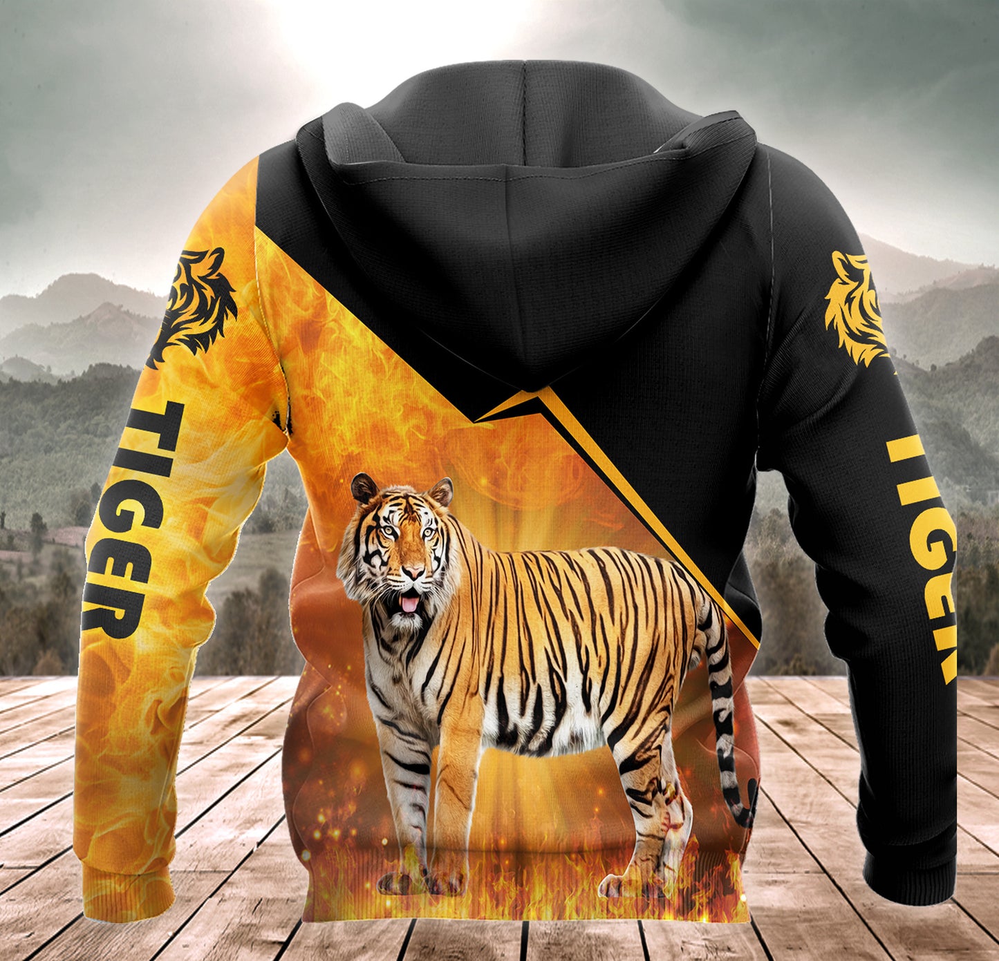 Personalized Name Cool Tiger Q3 All Over Printed Unisex Shirt