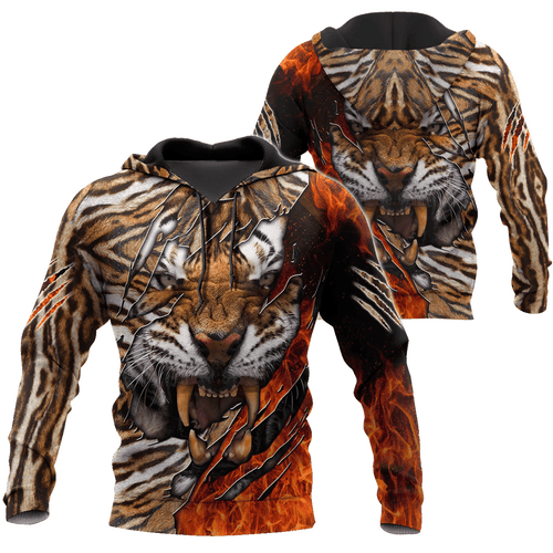Tiger Warrior Art All Over Printed Unisex Shirt Q051211
