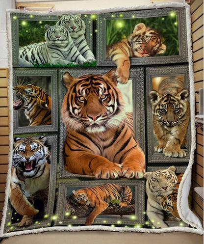 Tiger 3D Fleece Blanket